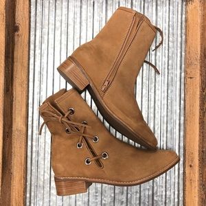 Matisse Brown Suede Booties